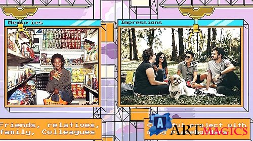 Trendy Cartoon Colorful Slideshow 3179927 - After Effects Templates