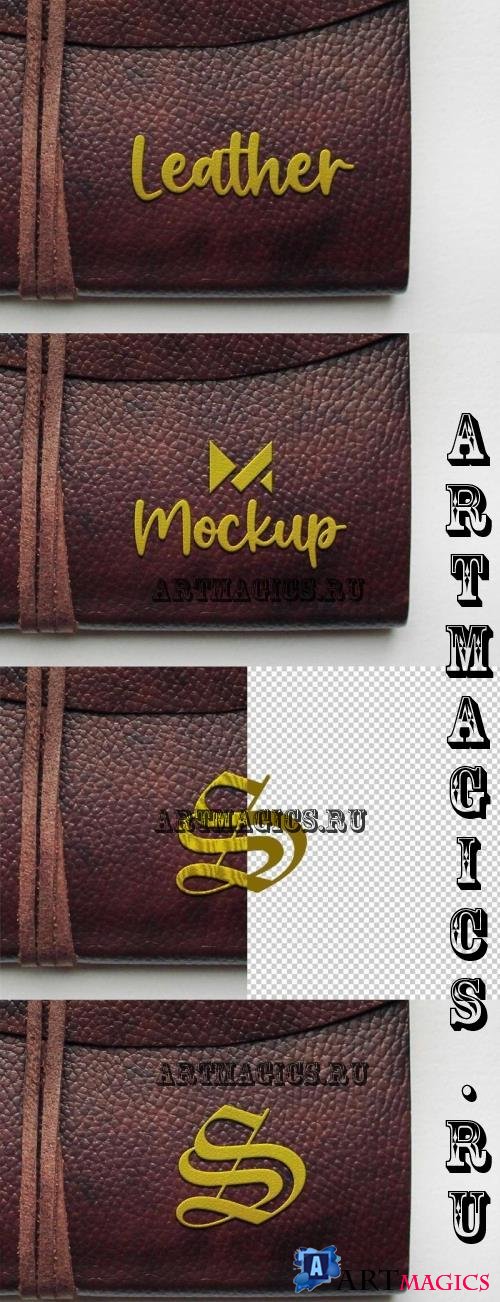 Embroidery Leather Mockup - 42BPQAG