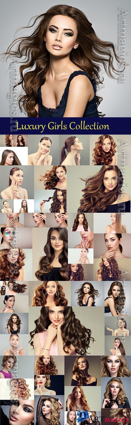 Luxury girls stock photo collection