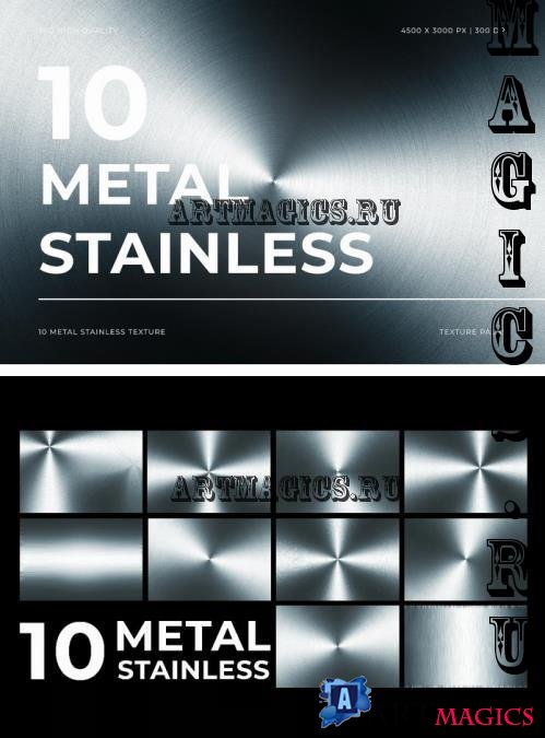 Metal Stainless Textures - 291093563 - WVJURH9