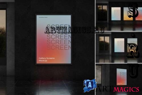 Gallery Screens Mockup - 3HSJUEW