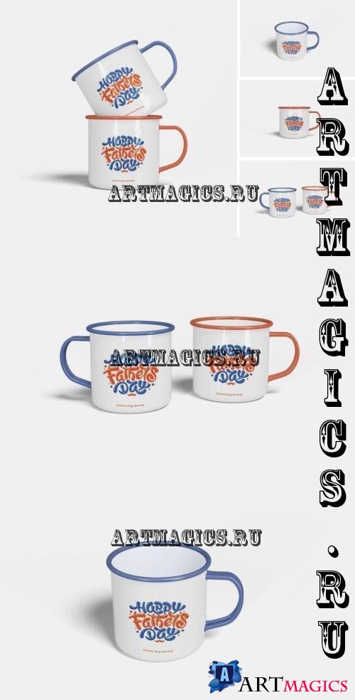 Enamel Mug Mockup - DFNB6XL