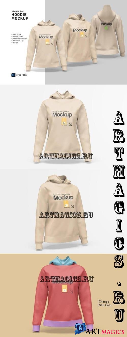 Hoodie Mockup - U6VPQDV