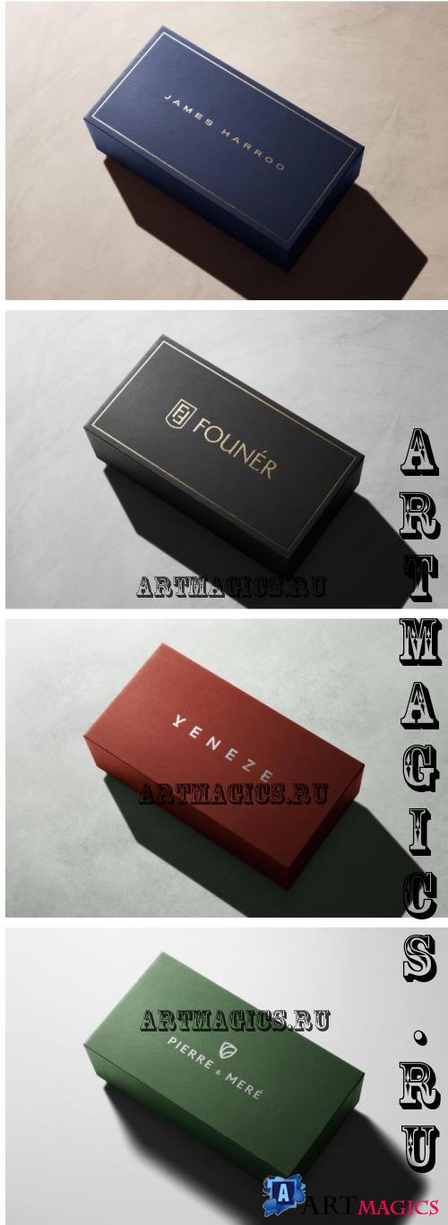 Rectangular Box Branding & Identity Mockup