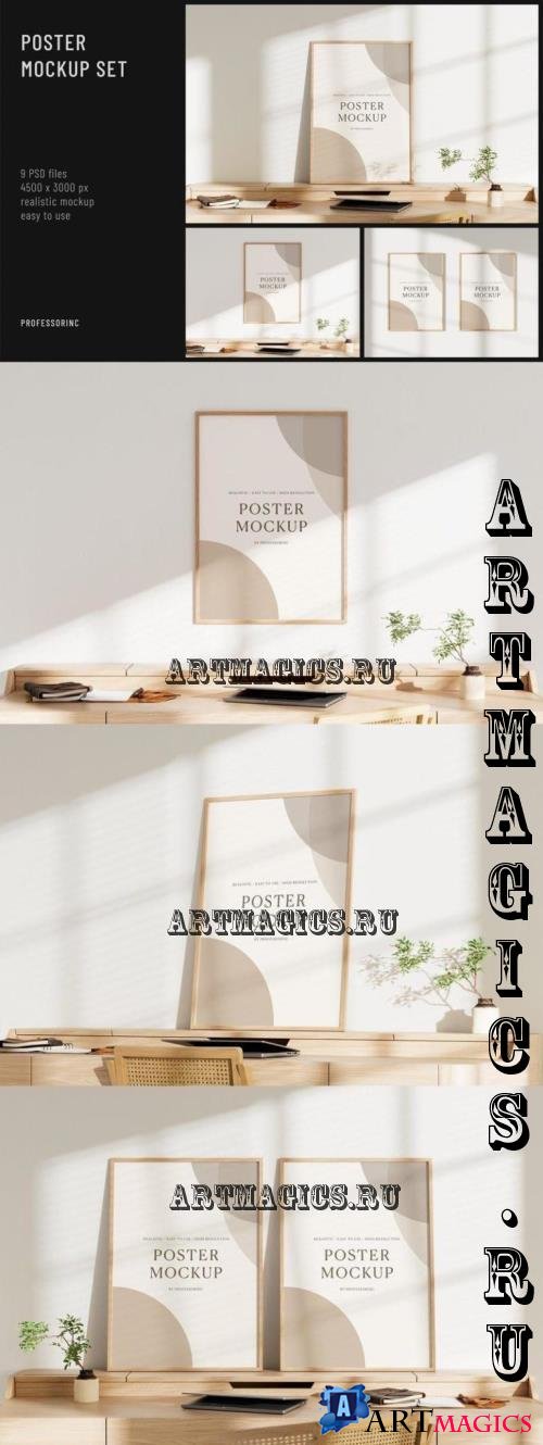 Poster Mockup Set - 291128937 - CKUH33K