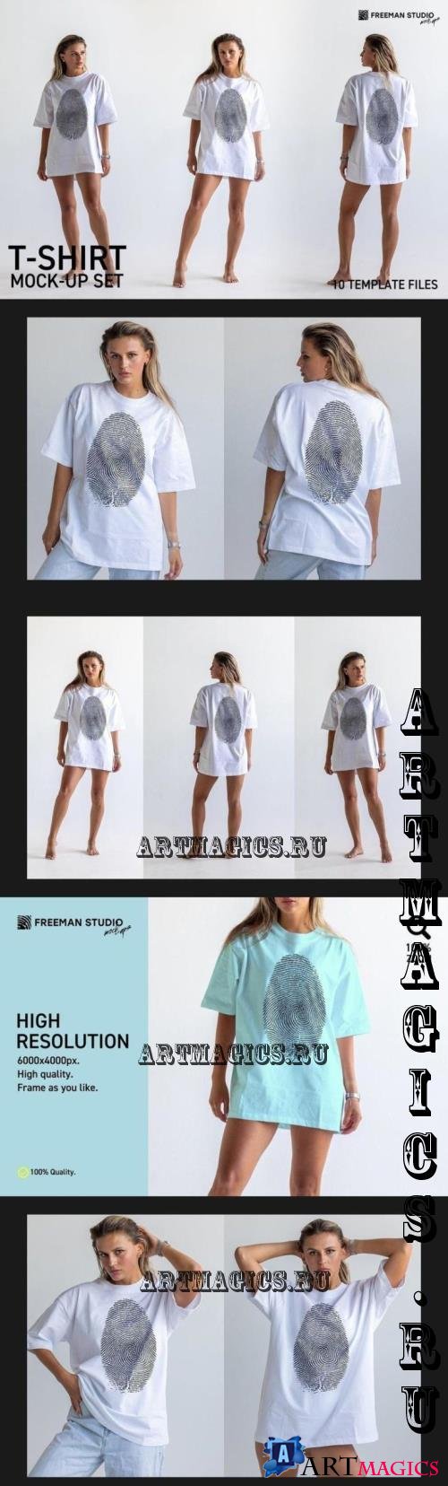 T-Shirt Mock-Up Set - 279506022 - E2FBUA6