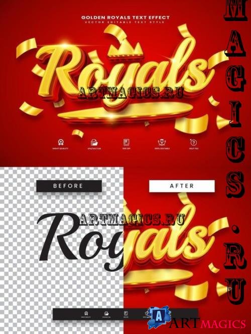 Golden Royals Editable Text Effect - 280101372 - U5CT9KX