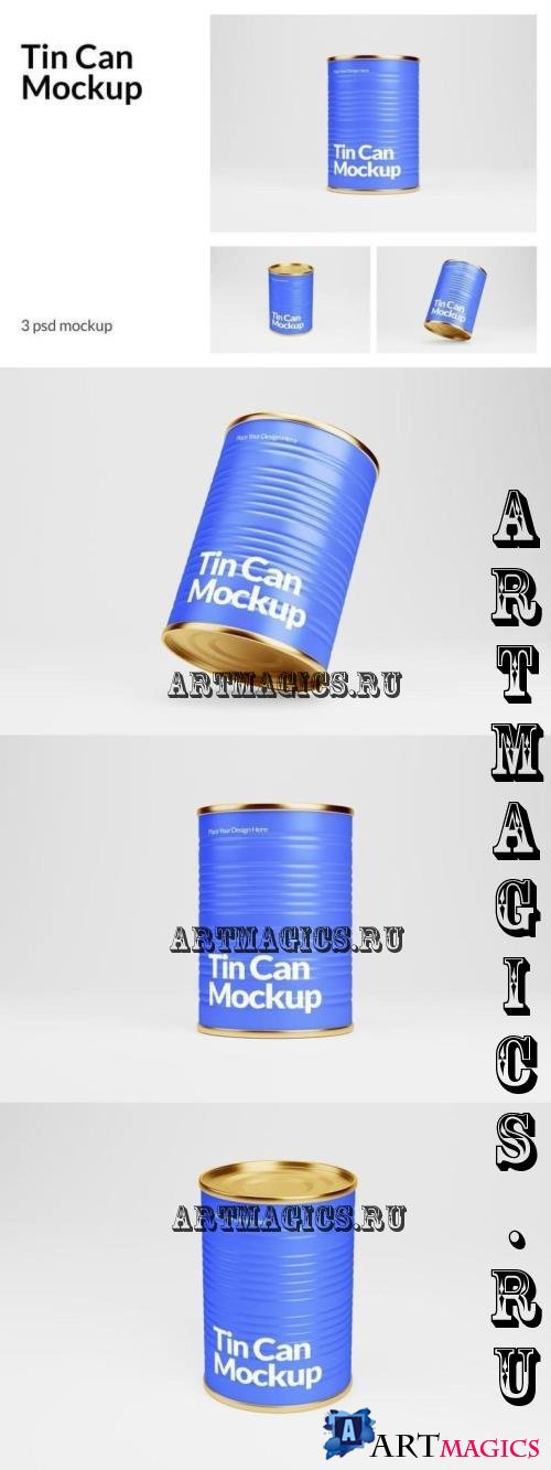 Tin Can Mockup - 2YA72N3