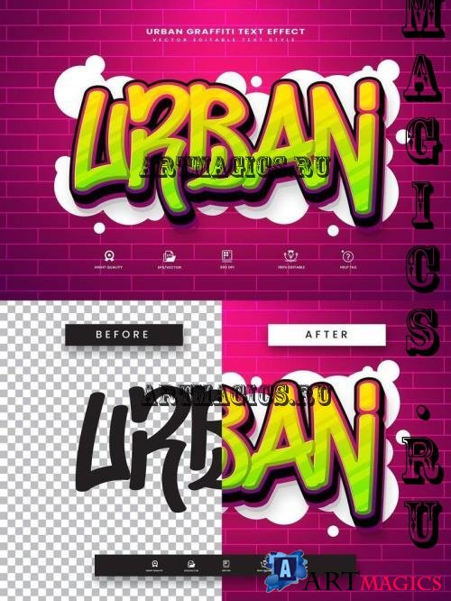 Urban Graffiti Editable Text Effect - 279992289 - 8GB8H5D