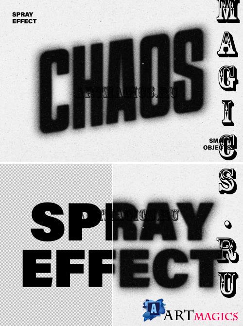 Spray Style Text & Logo Effect - 291132658 - 2Q66XYQ