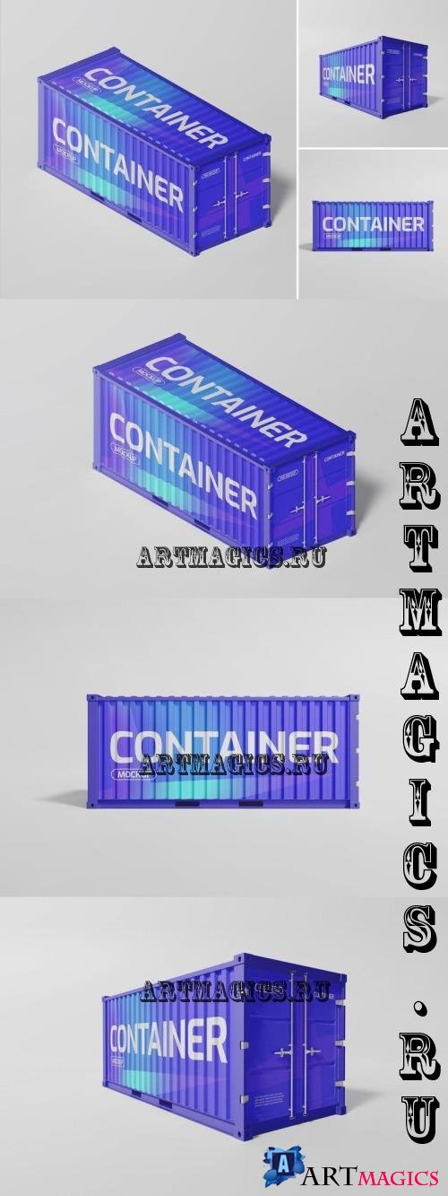 Container Shipping Mockup - H9H9PHS