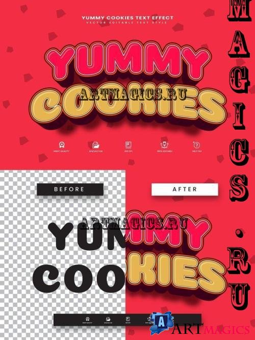 Yummy Cookies Editable Text Effect - 280183021 - NYSQYW5