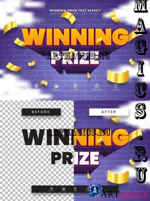 Winning Prize Editable Text Effect - 280355004 - AVHG6MU