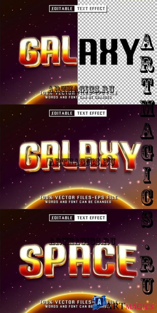 Galaxy 3d Text - Editable Text Effect - W8NRASY