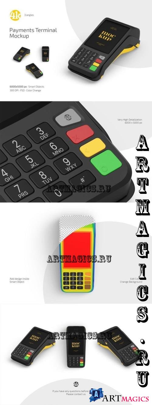 Payments Terminal Mockup Set - 291240356 - 9CW6S8Y