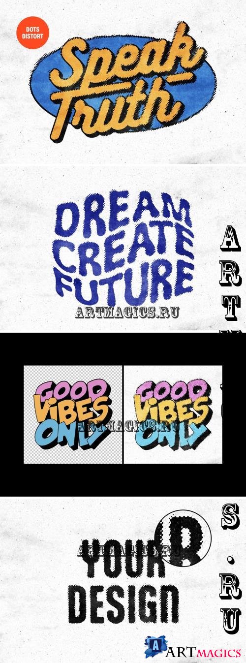 Dotted Print Text & Logo Effect - 291271537 - 9ZTMHQ5