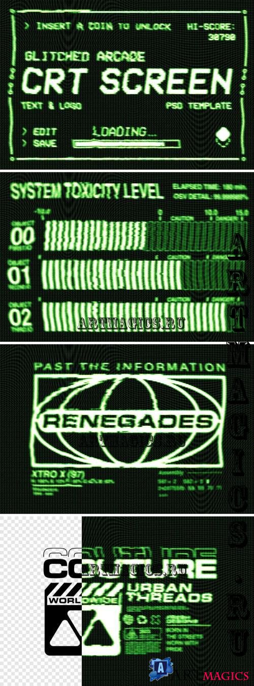 Glitched Arcade Text & Logo Effect - 291292051 - KDTU7KW