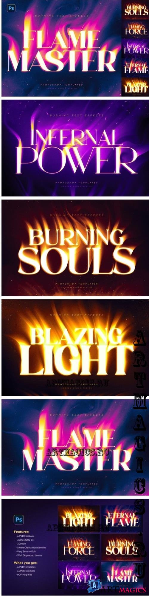 Burning Text Effects - 291330577 - PSGA77D
