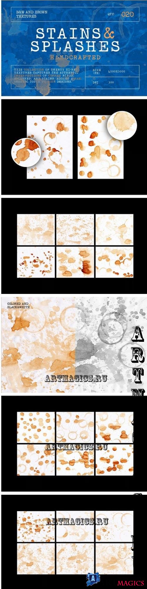 Stains & Splashes Handcrafted Textures - 291224305 - LW87RYQ