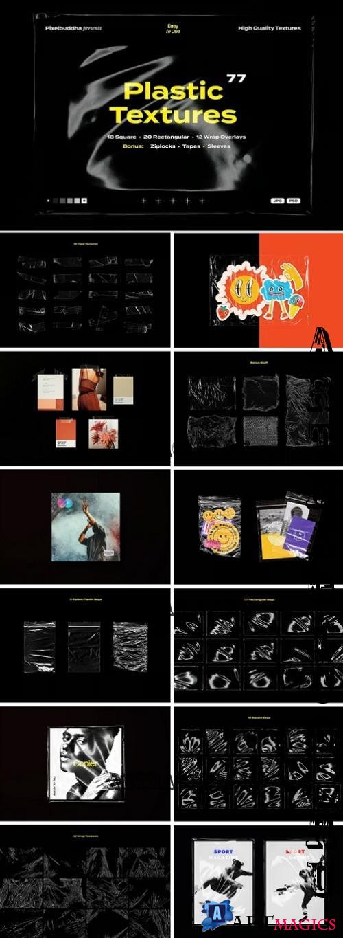Plastic Textures Collection - 7218833 - MS63Q9G