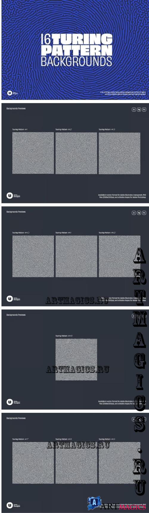 Turing Patterns - 16 Backgrounds - 291068380 - FACVHZL