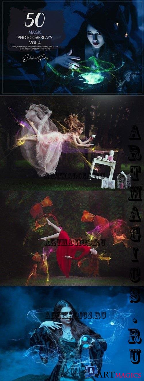 50 Magic Photo Overlays - Vol. 4 - 28FKAE4