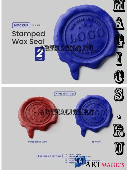 Wax Seal Mockup - J2W7NQY