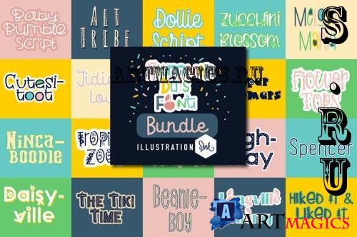 Summer Days Font Bundle - 2690400