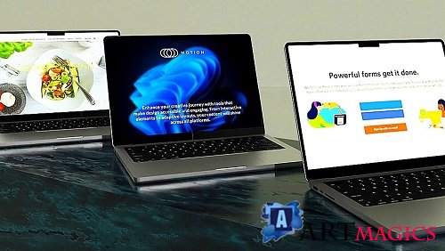 MA Laptop Presentation Mockup 3366646 - Final Cut Pro Templates