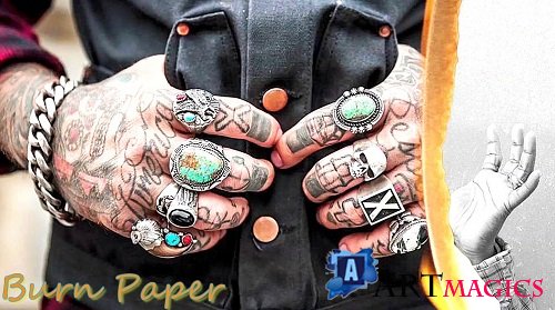 Burn Paper Transition 10389603 - Project for After Effects Burn Paper Transition 10389603 - Project for After Effects