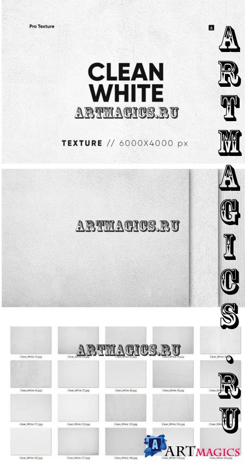 20 Clean White Texture - HHEUQNP