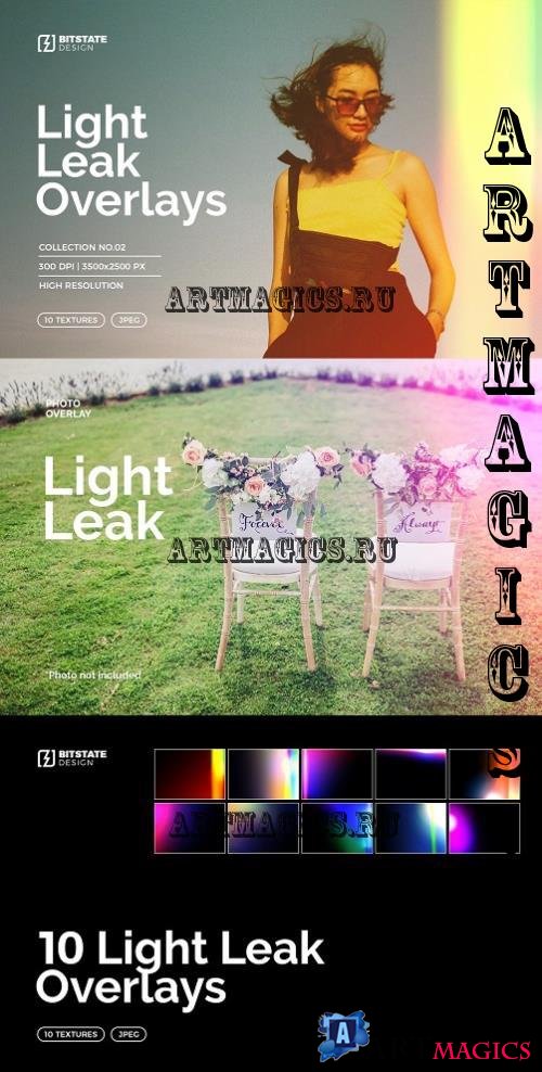 Light Leaks - Photo Overlays - YHLKART