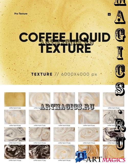 20 Coffee Liquid Texture - 291459006 - HQ5F6XE