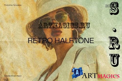 Retro Halftone Photo Effect - 291476427 - G229K4T