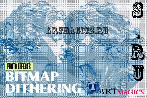 Bitmap Dithering Photo Effect - 291476524 - C2R9M8E