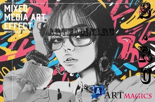 Mixed Media Art Effect - 43XH2D4