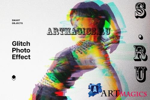 Glitch Photo Effect Template - 291479693 - 8X58LGK