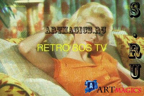 Retro 80s TV Photo Effect - 291490569 - GD7ZXFB