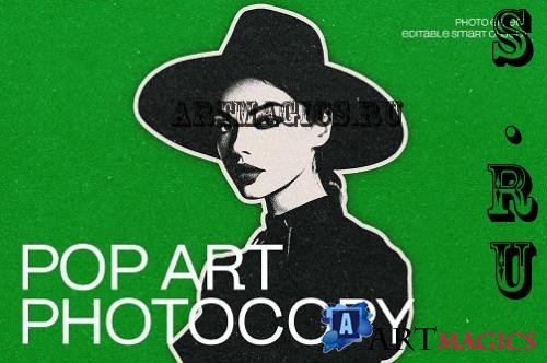 Pop Art Photocopy Photo Effect - 291490604 - 2GN52HN