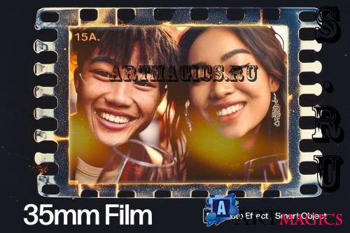 Film Strip Photo Frame Template - RVFVDH3