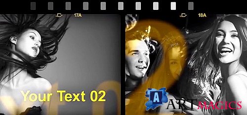 MA - Digital Film Strip 885B3 - Project for After Effects