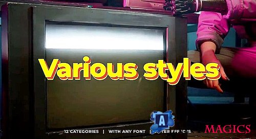 MA 80s VHS Text Animator 1216419 - After Effects Presets