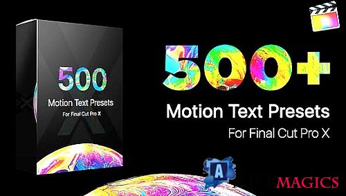 Videohive - Text Presets Library 35938186 - Project For Final Cut