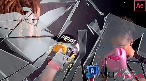 MA Shattered Glass Transitions 3541468 - Project for After Effects