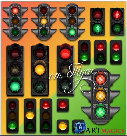   -  / Traffic lights - Clipart