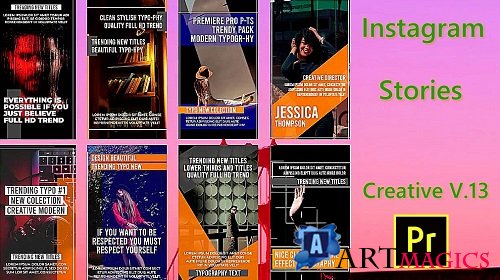 Instagram Stories Creative V.13 897683 - Premiere Pro Templates