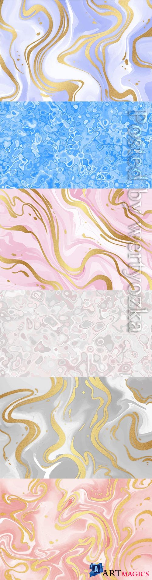 Marble backgrounds in vector