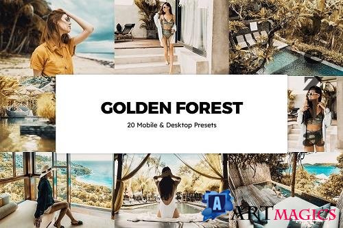20 Golden Forest Lightroom Presets - 6100412