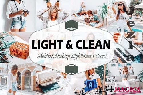 10 Light & Clean Mobile & Desktop Lightroom Presets
