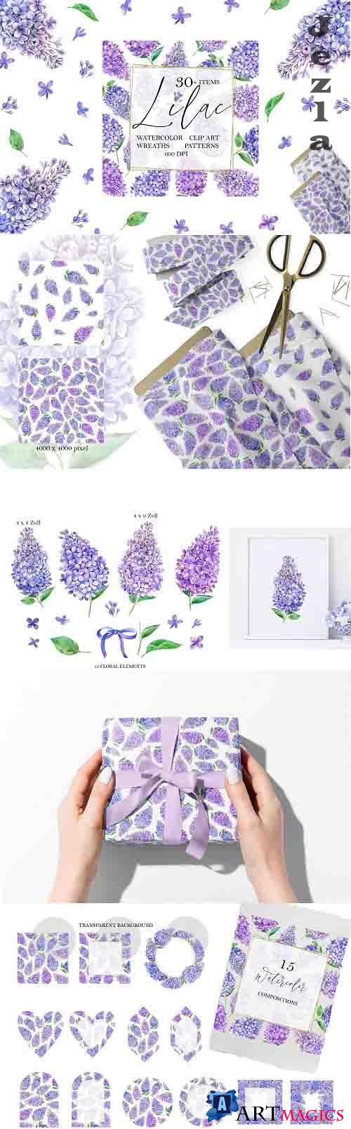 Watercolor Lilac - 1333820